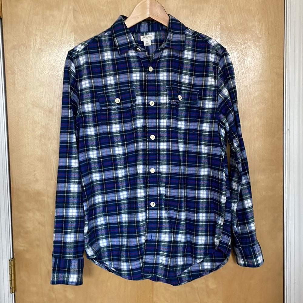 J. Crew Crewcuts flannel shirt, boys 14